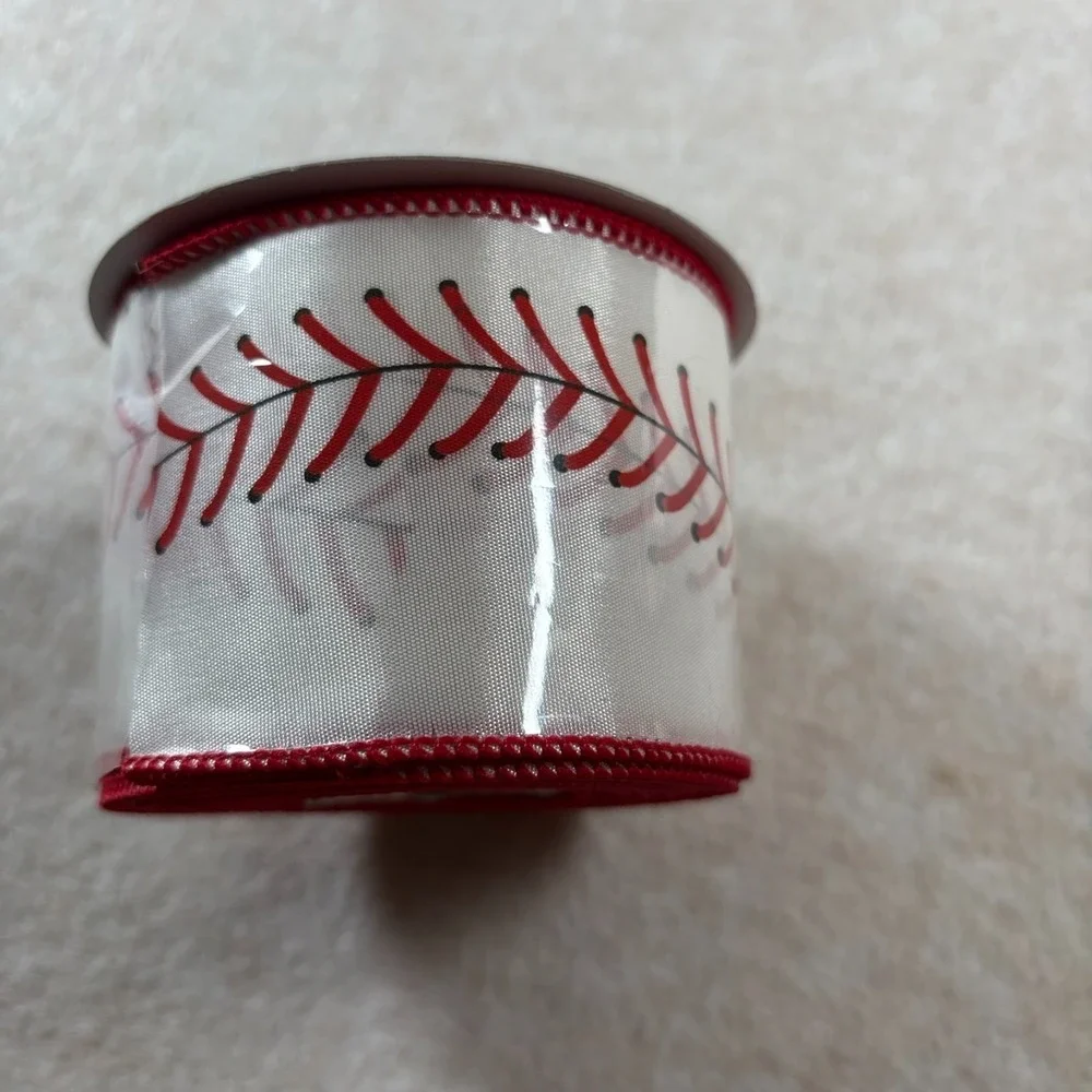 Baseball Stitch Ribbon 2.5